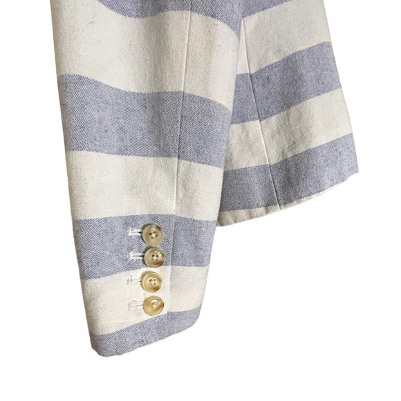 Merona Striped Blazer Blue and White • Used • Size: 10 - Picture 9 of 10